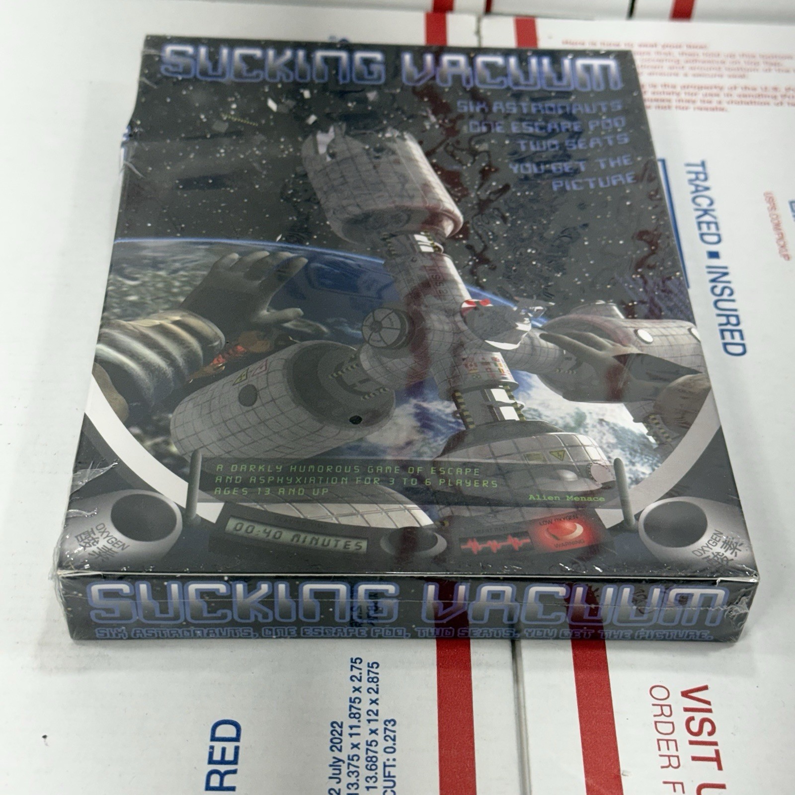 Alien Menace Boardgame Ultimate Sucking Vacuum Box Brand New Sealed