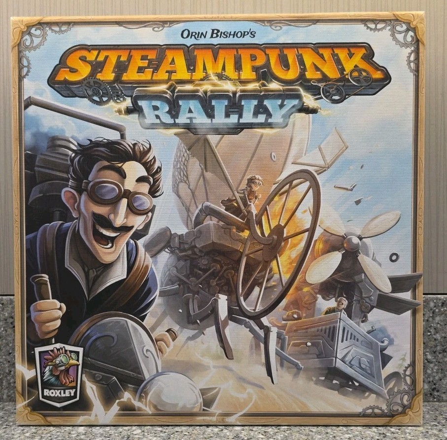 Steampunk Rally Board Game Build Fantastical Machine ROX200 2014 Roxley Complete