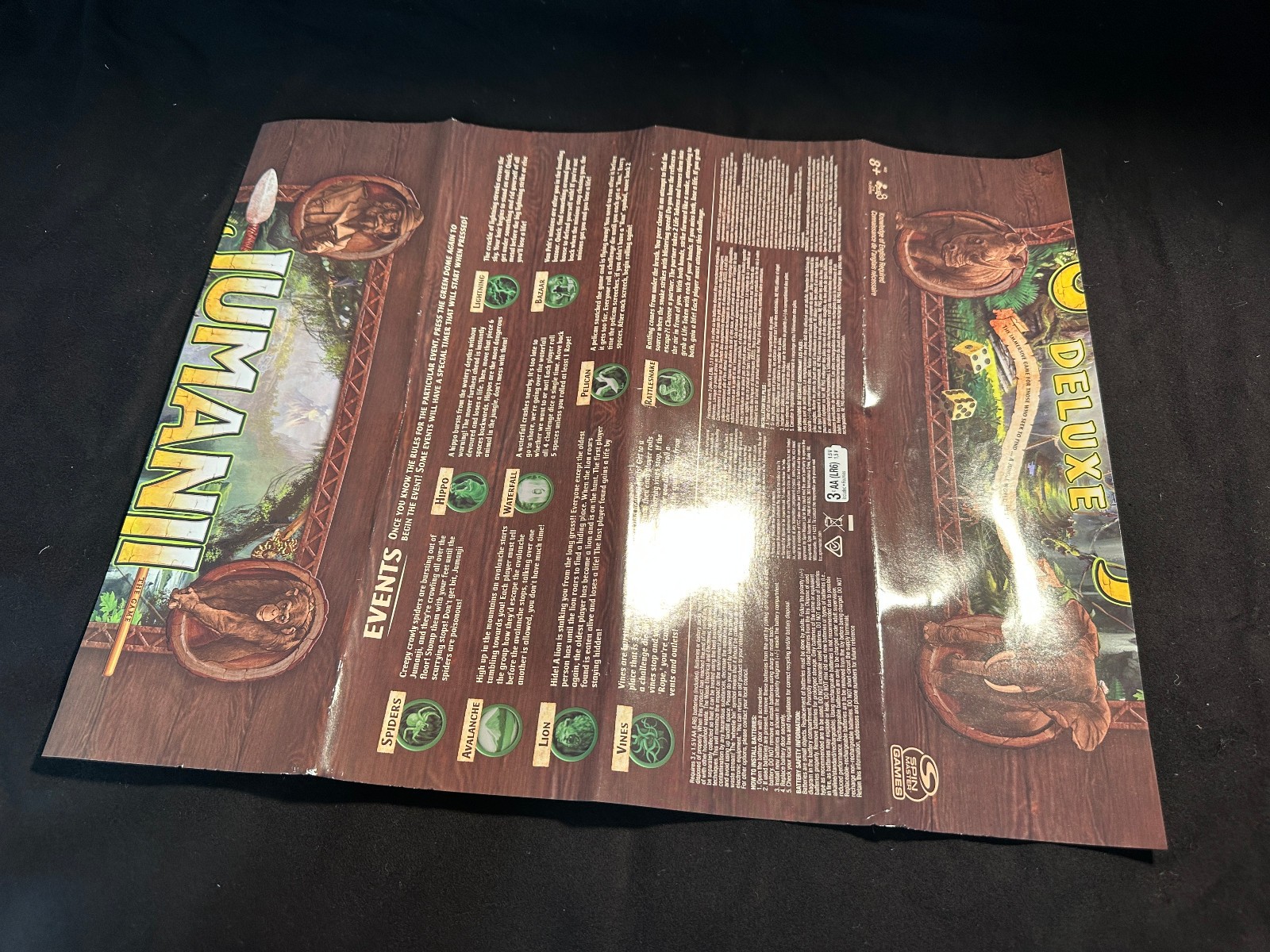MINT 2019 Jumanji Electronic Deluxe Board Game – Spin Master – NEVER PLAYED -NEW