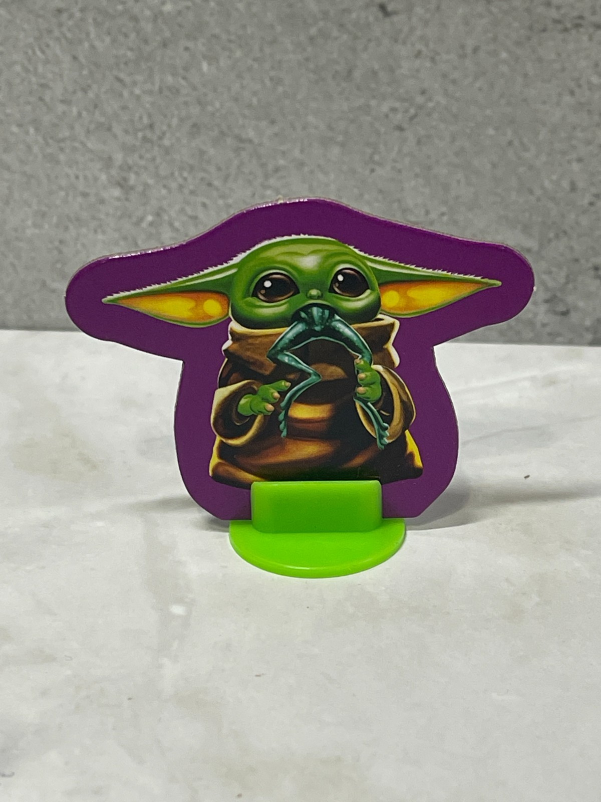 2020 Star Wars Mandalorian Monopoly – Replacement Cardboard Tokens Grogu PURPLE