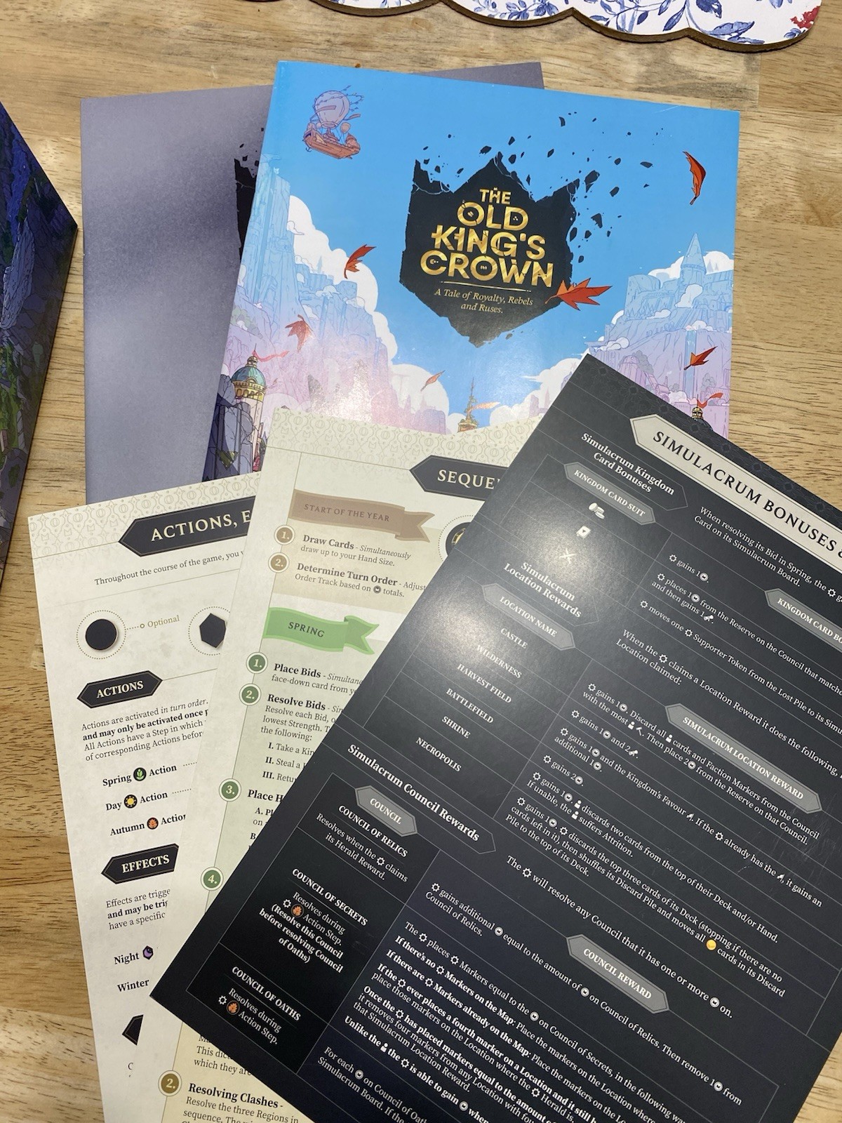 Old Kings Crown Board Game First Printing