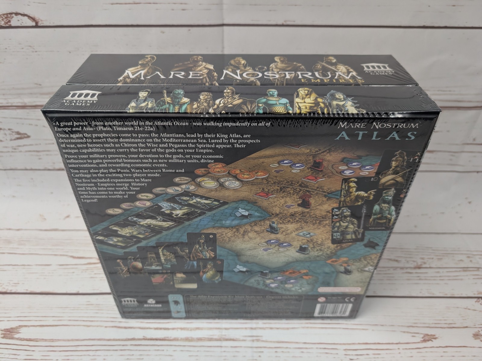 Mare Nostrum Empires Board Game with Atlas Expansion NIS Academy Games