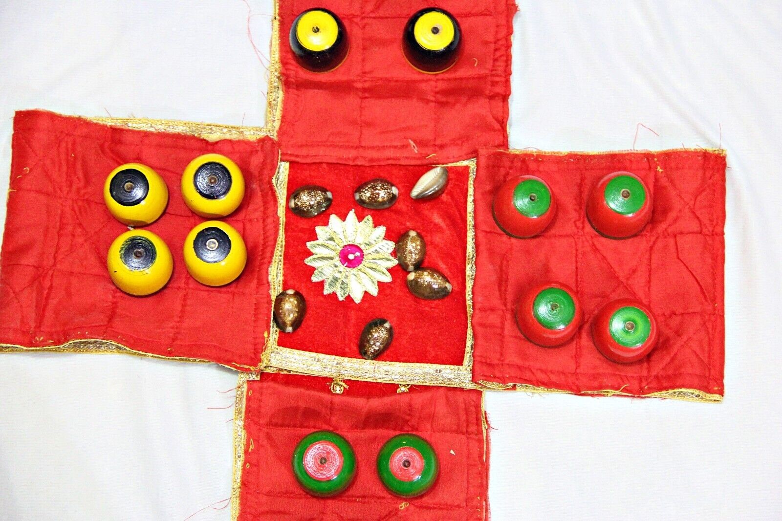 Ludo Cloth Board Game: Classic Parcheesi Family Fun