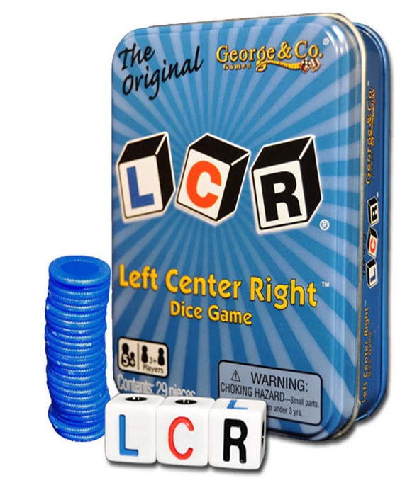 George and Company 00106 Left Center Right Dice Game