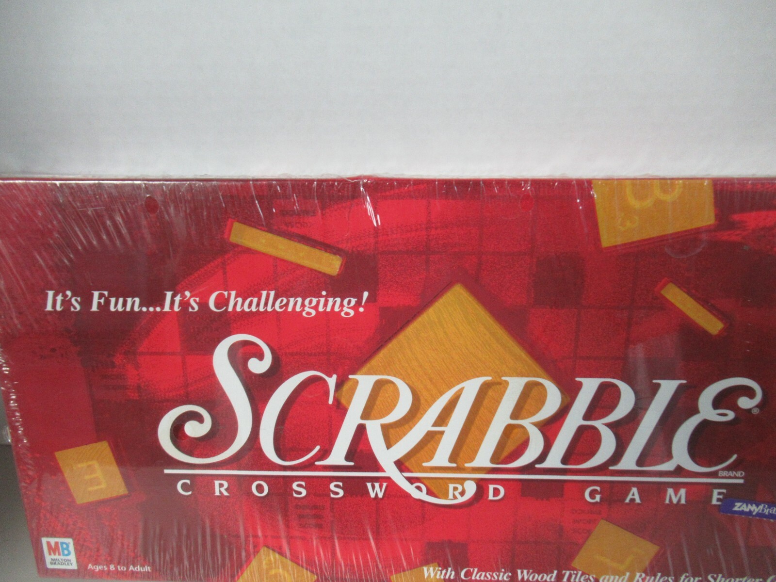 Scrabble 1999 Crossword Game by Hasbro and Milton Bradley NEW Wooden Tiles