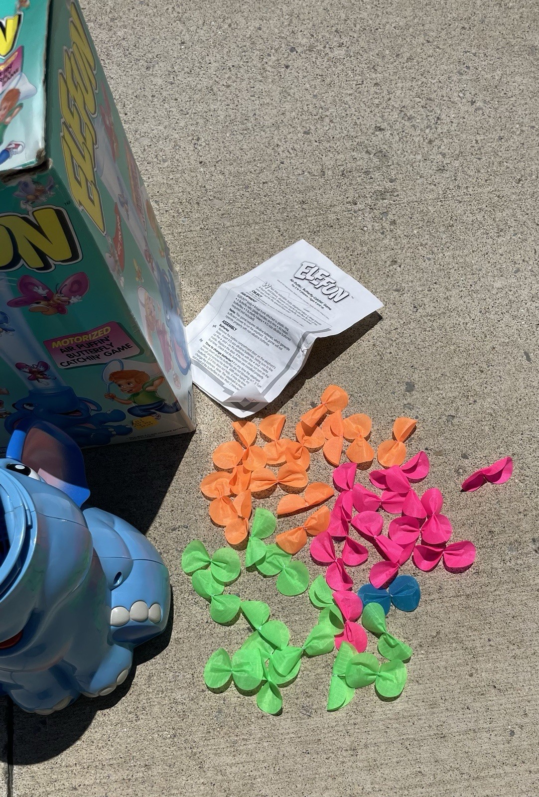 Vintage 1993 Elefun Game Milton Bradley Butterflies Complete And Works