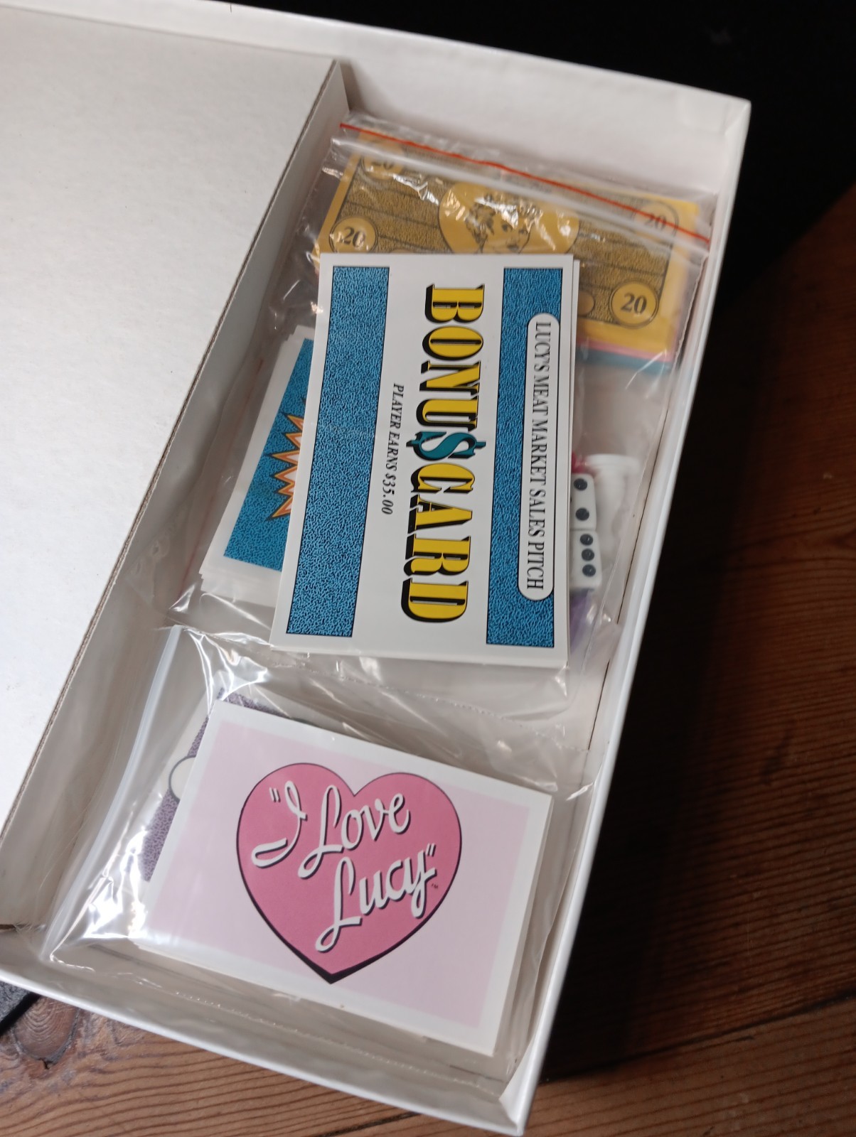 Vintage The I Love Lucy Board Game Complete Talicor 1990 TV Show Lucille Ball