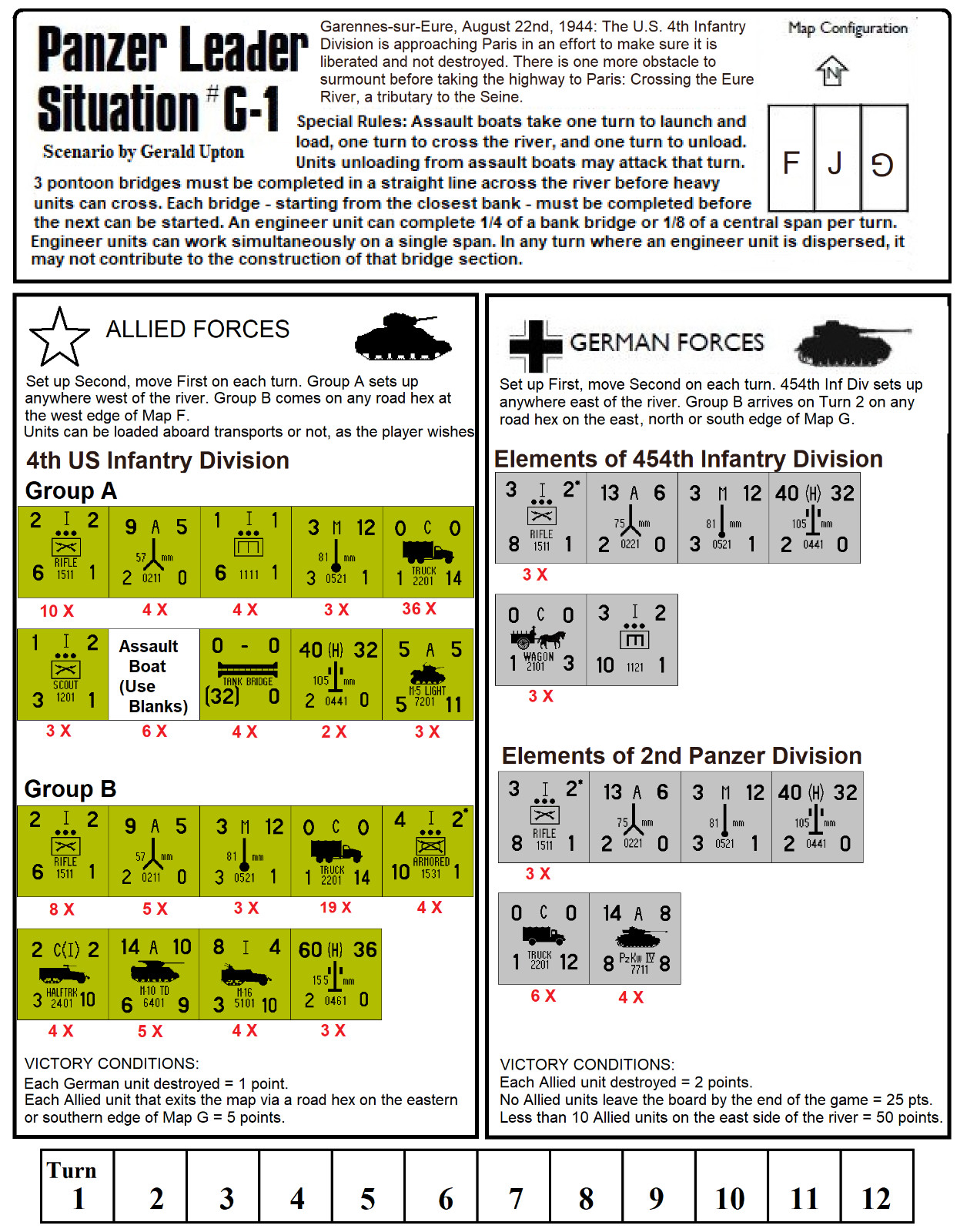 Panzer Leader (’74) Map J