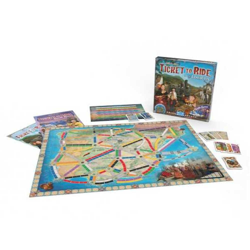 Ticket To Ride Map Collection 8 Iberica & South Korea Board Game Expansion