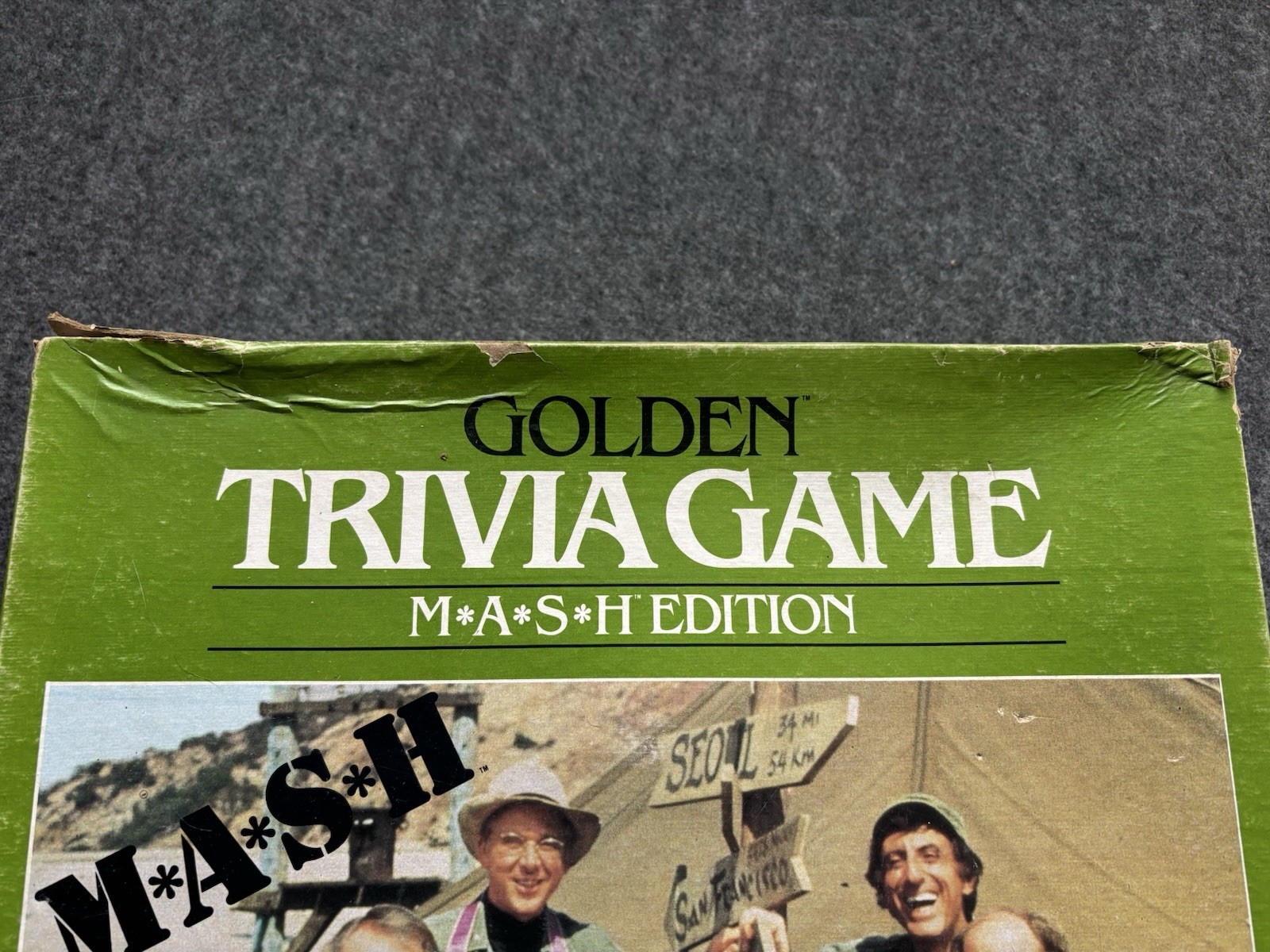 VTG 1984 GOLDEN TRIVIA GAME M*A*S*H EDITION COMPLETE 2+ PLAYERS AGES 10 TO ADULT