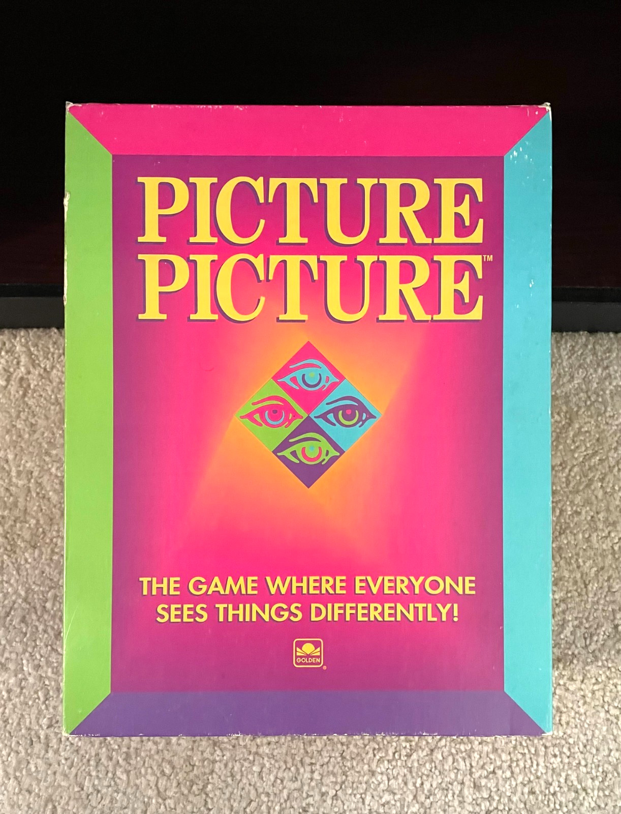 Picture Picture Board Game by Golden from 1992 Complete and Excellent Condition!