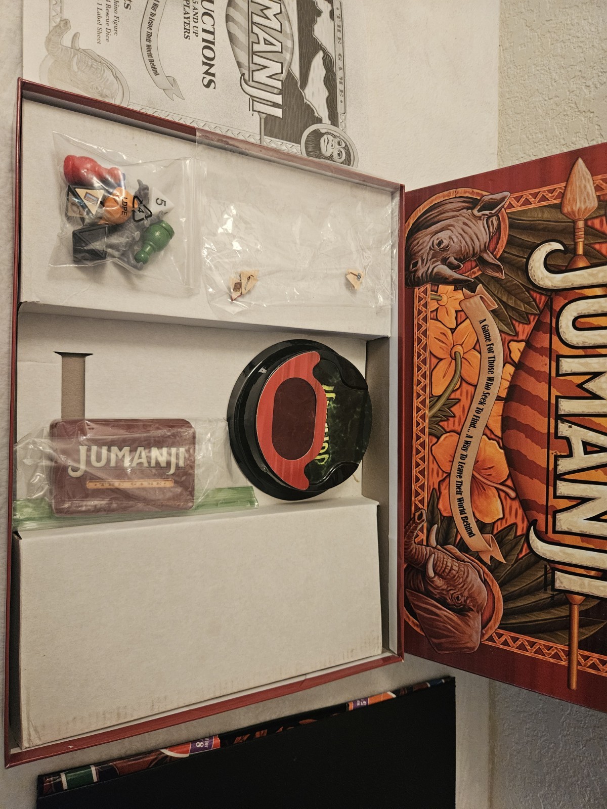 Cardinal Jumanji Board Game Complete Set 2017