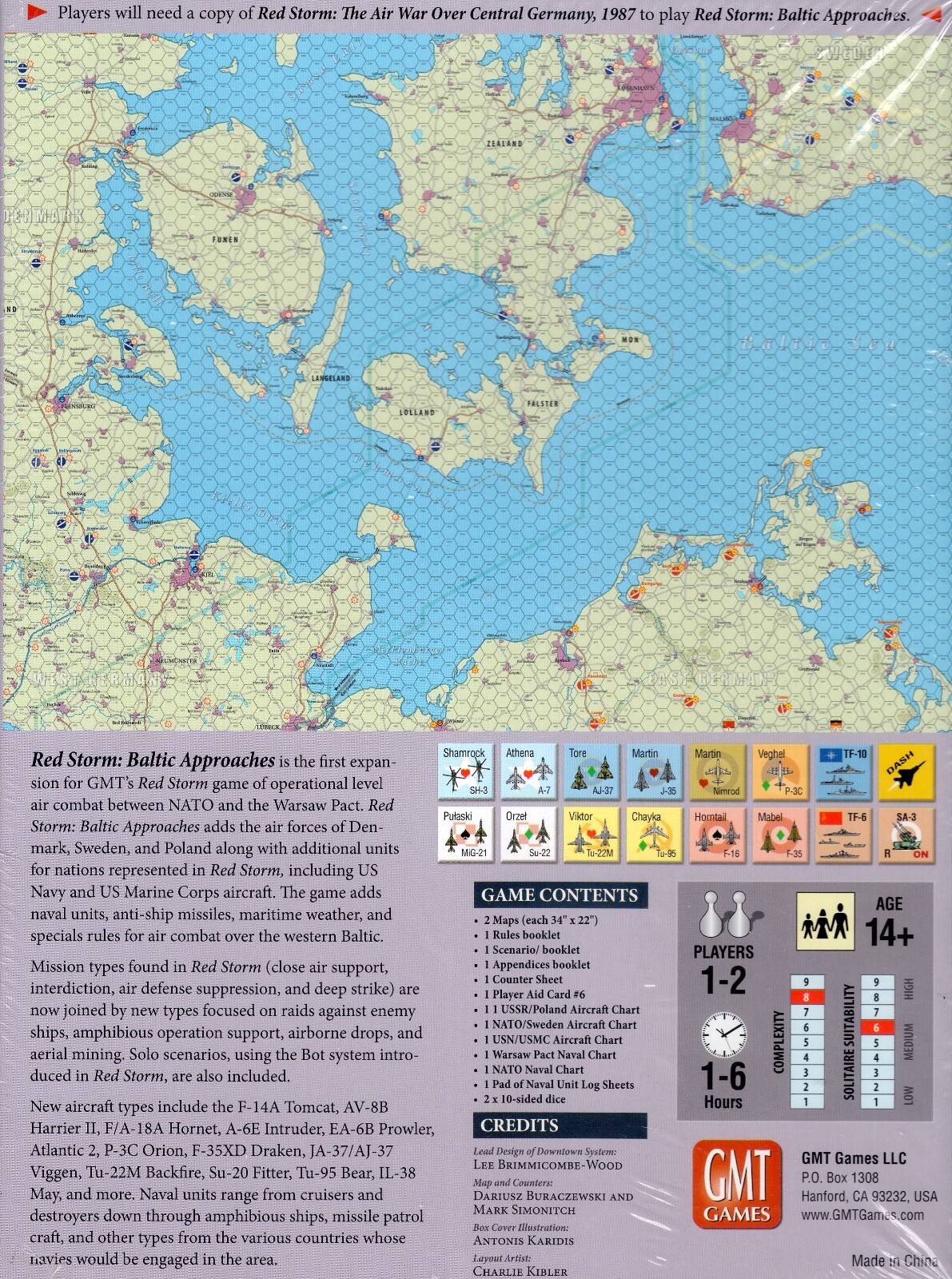 Red Storm Baltic Approaches Air war Over the Baltic 1987 Red Storm Expansion GMT