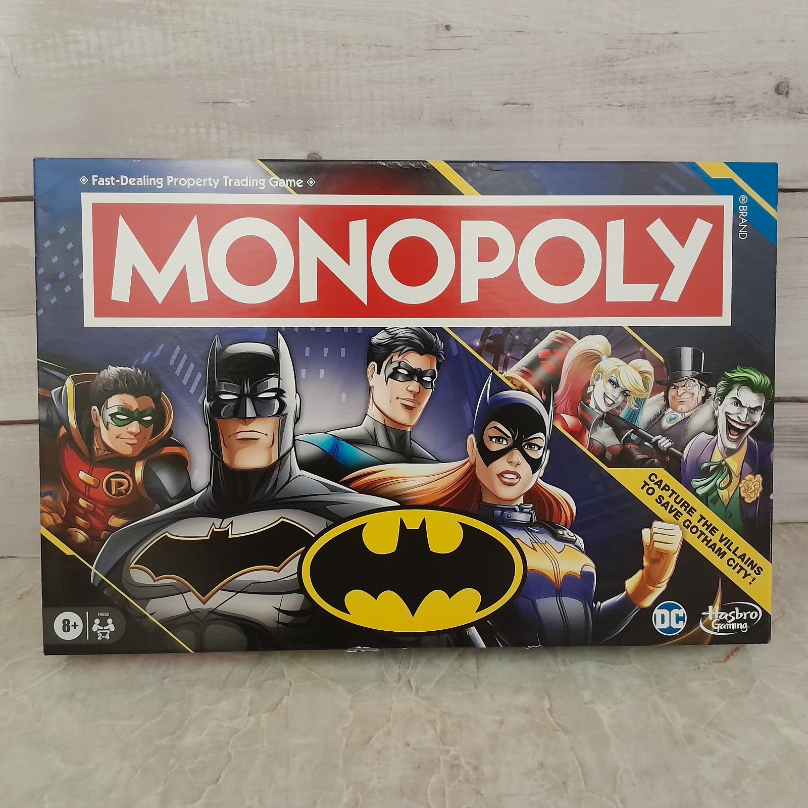 Batman Monopoly DC Comics Sealed Box Damage