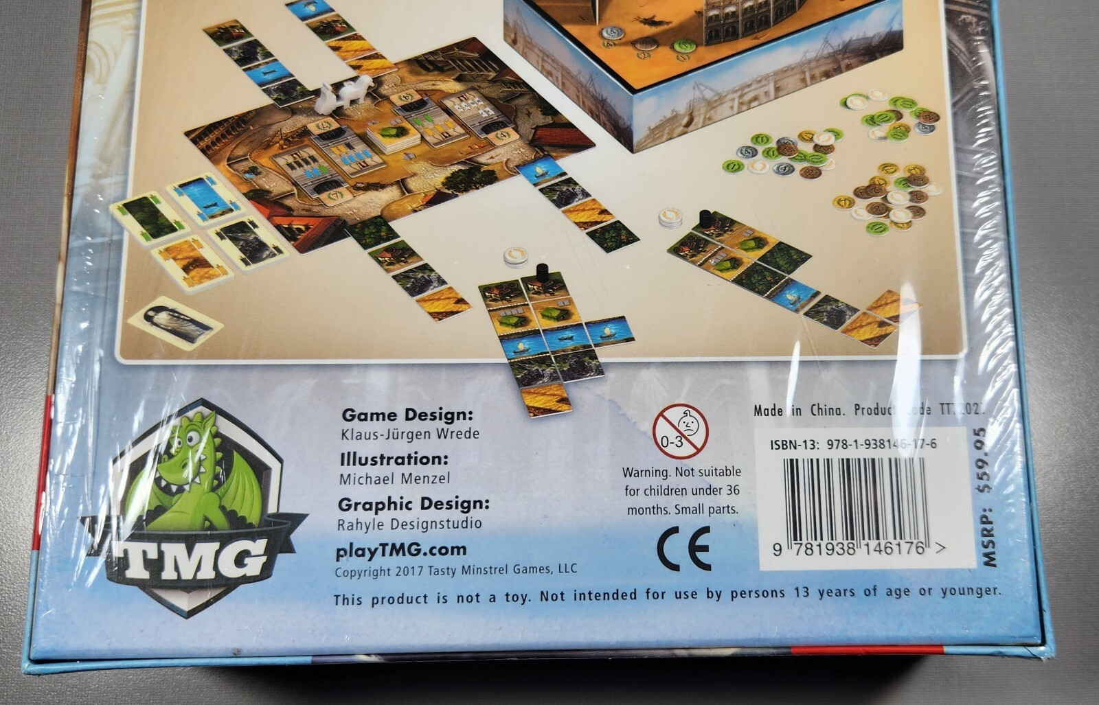 THE ARCHITECTS OF THE COLOSSEUM BOARD GAME VIENNA EURO NEW SEALED