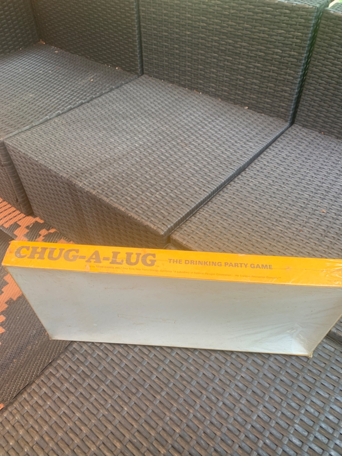 Sealed Vtg 1974 Chug-A-Lug The Drinking Party Game Reiss Board Game