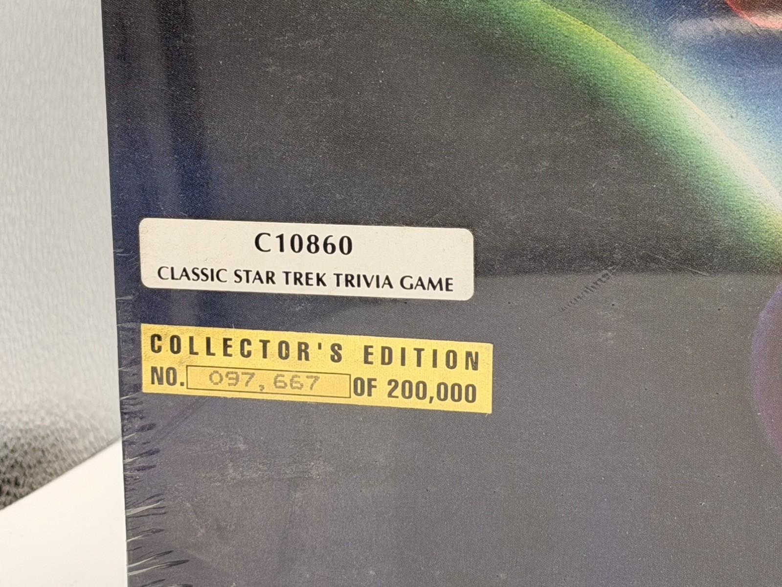 Star Trek The Game 1992 Collector’s Edition Board Game New Sealed Limited Ed.