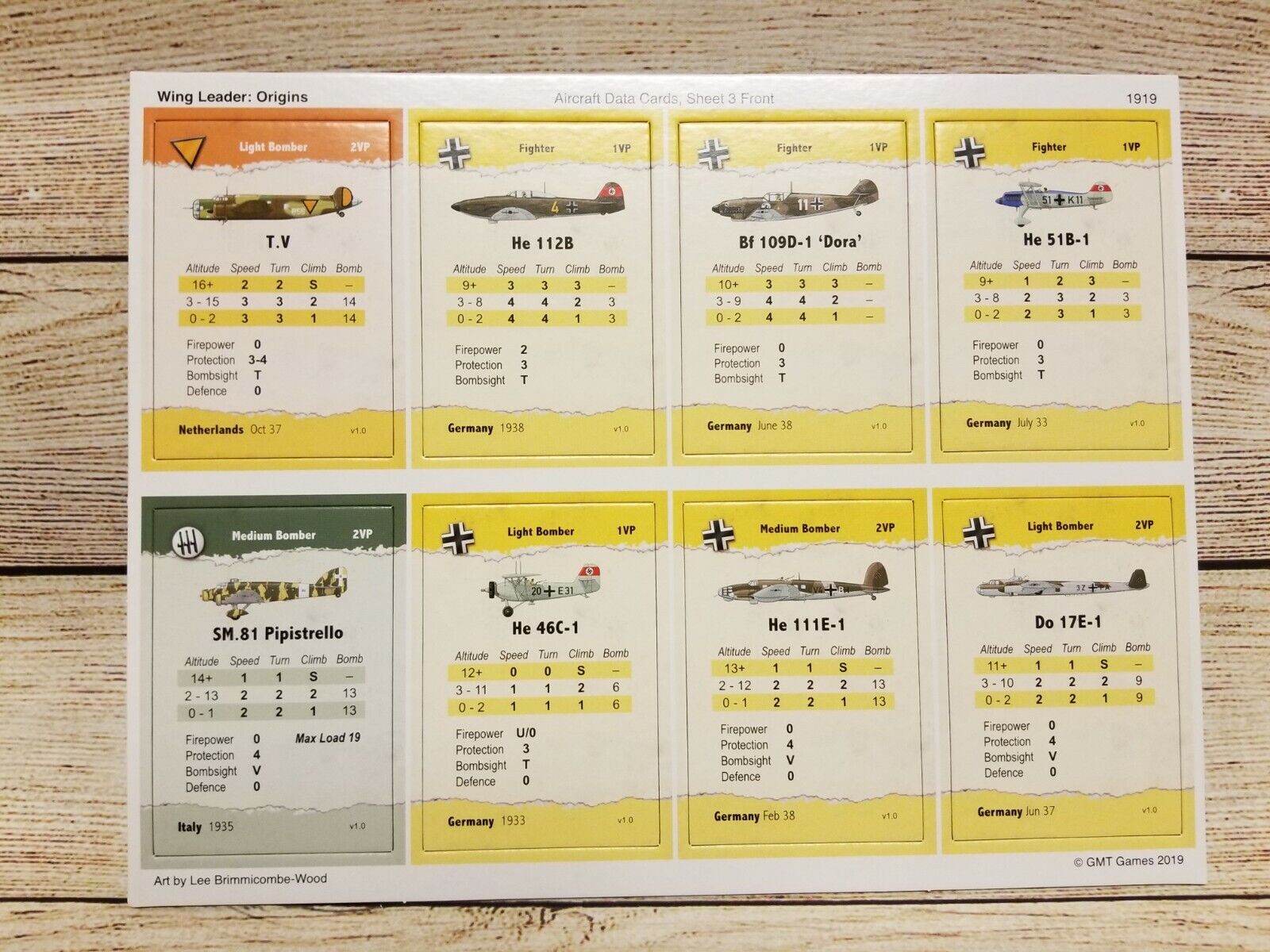 GMT Games Wing Leader: Origins 1936-1942