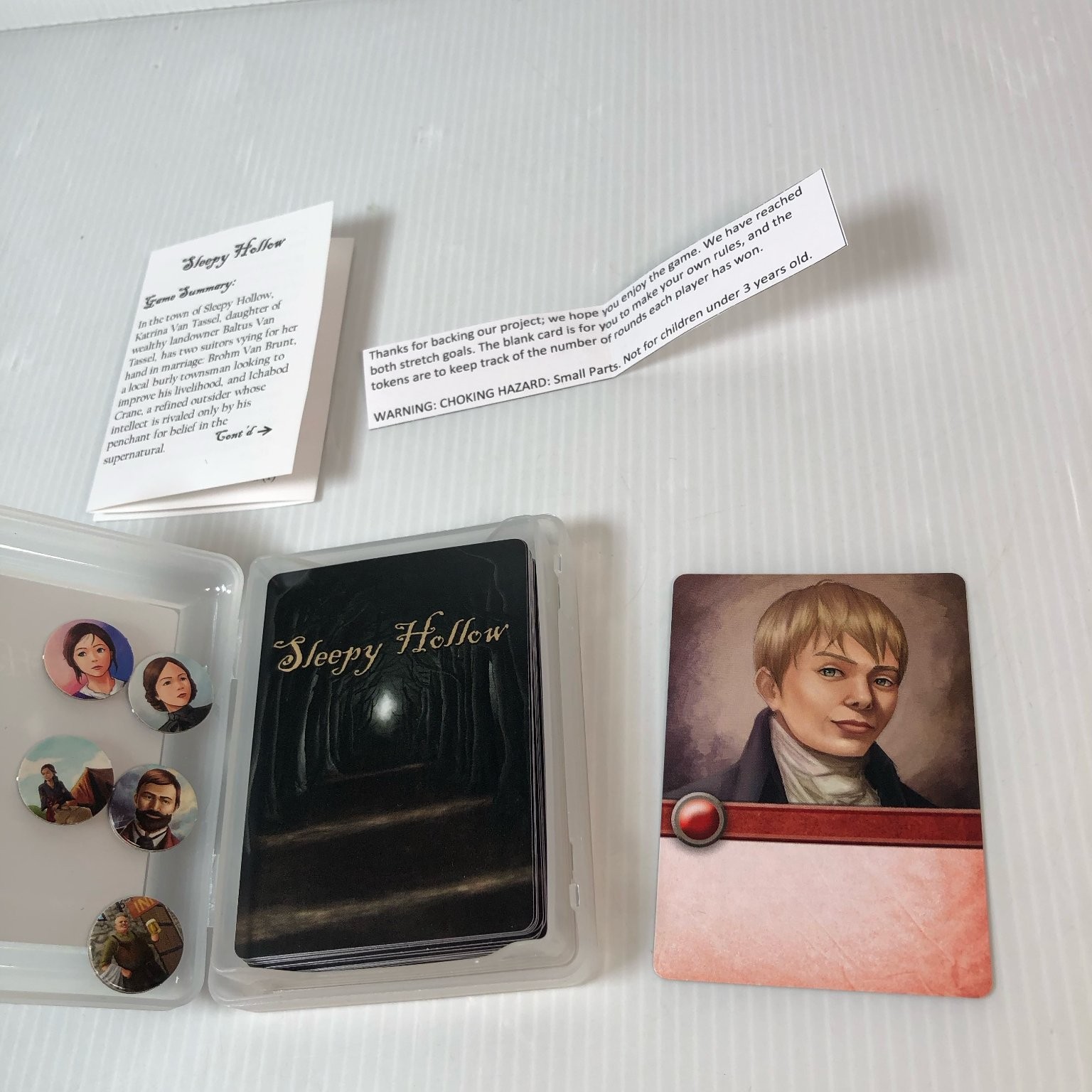 Sleepy Hollow Card Game Kickstarter Edition Horror Fantasy Story Based