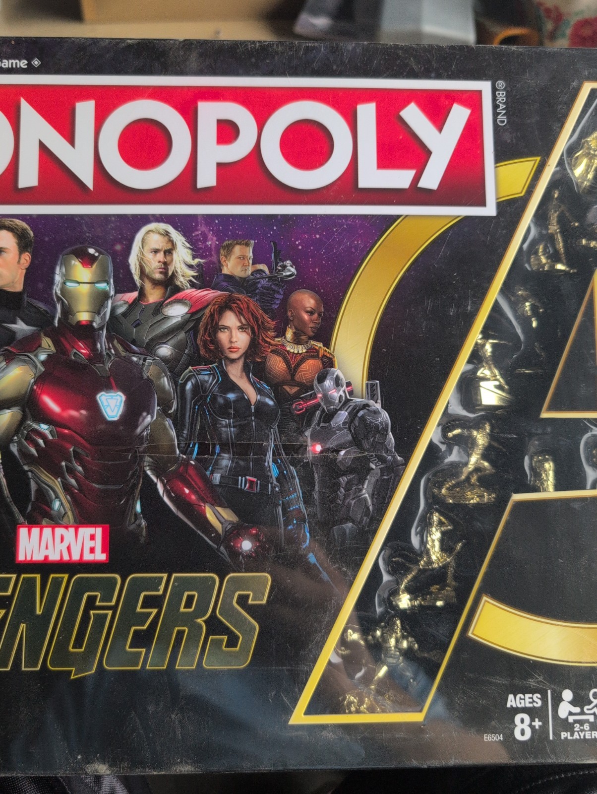 Monopoly Marvel Avengers Edition Hasbro Board Game Gold Complete Marvel Hero’s