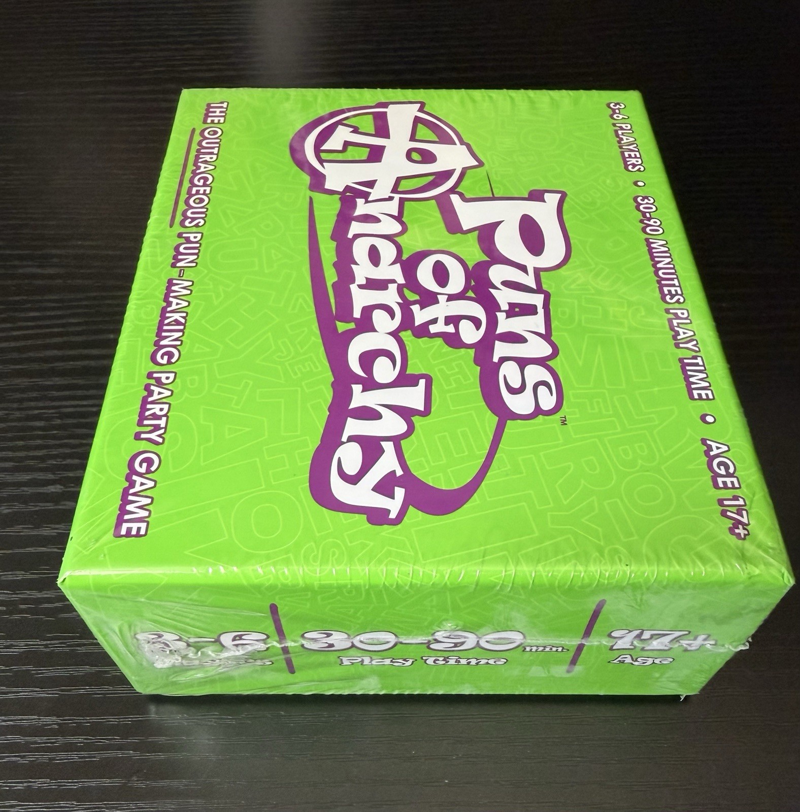 Puns of Anarchy The Outrageous Pun Making Party Game New Sealed Ages 17+