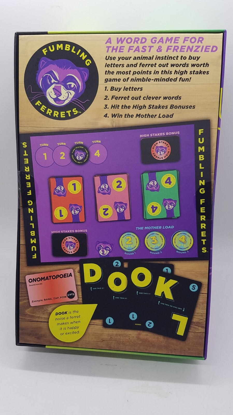 Fumbling Ferrets Word Game By Bicycle. Brand New