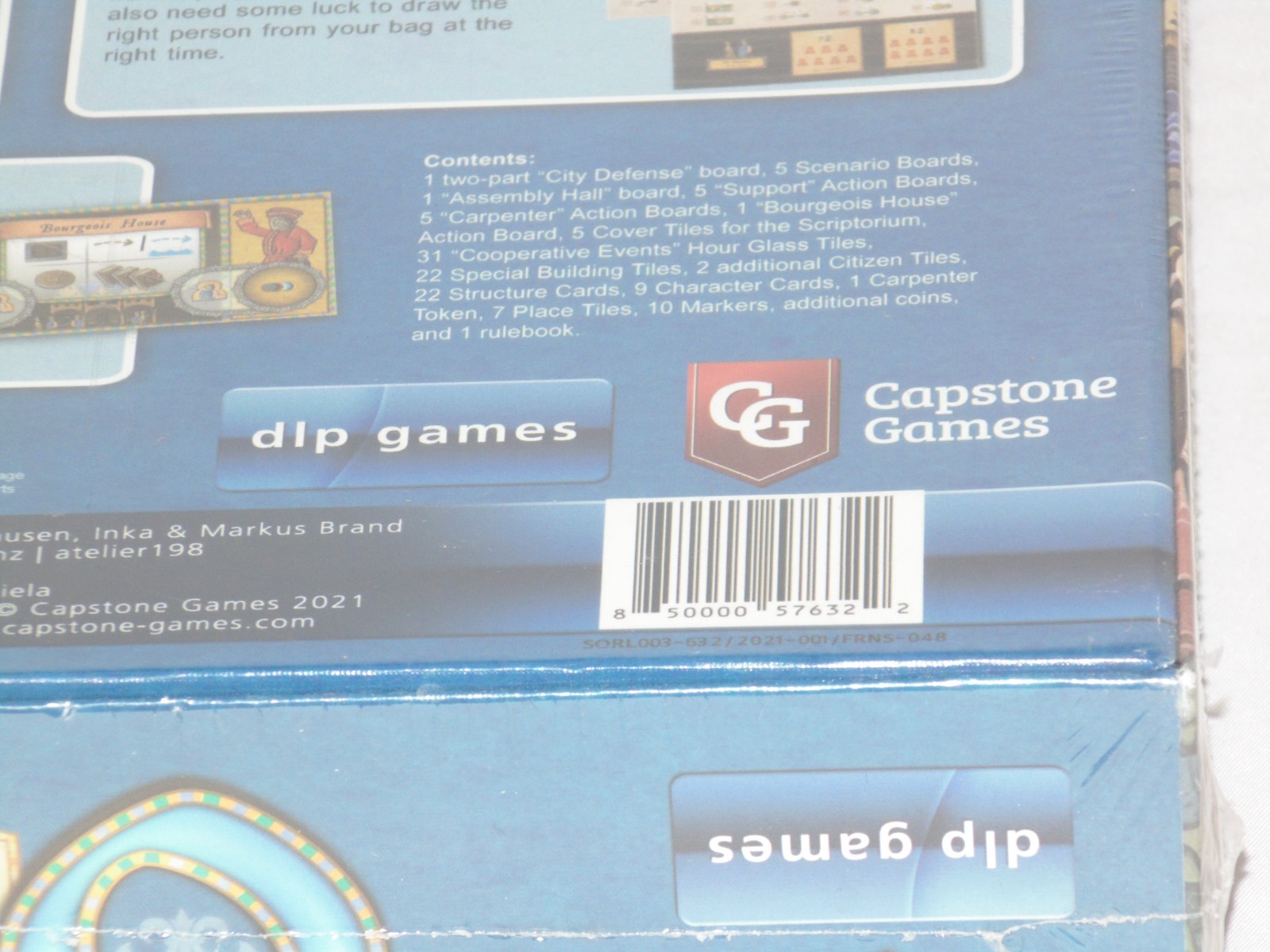 Orléans Invasion Big Expansion New in Shrink Capstone Games