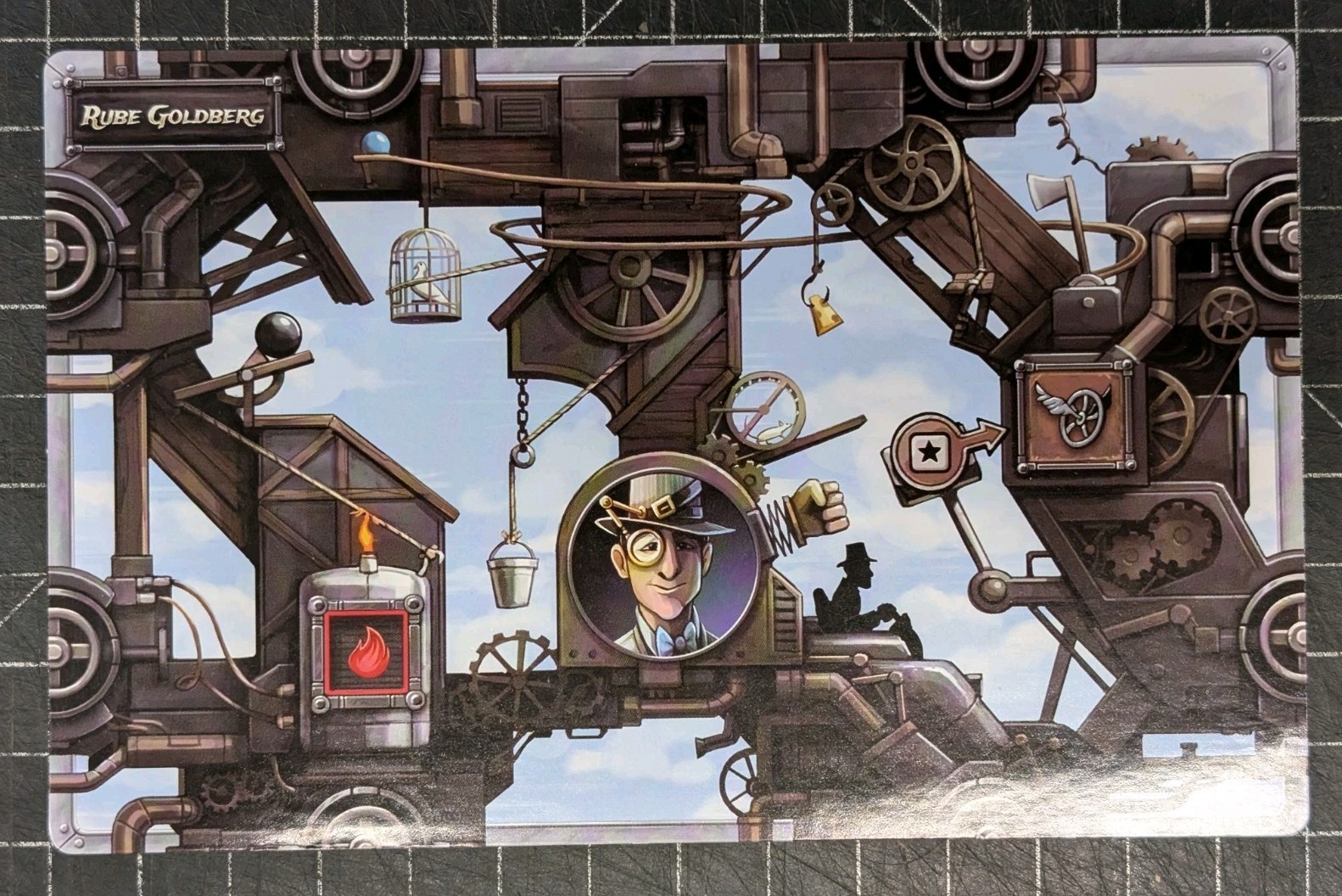 Steampunk Rally Rube Goldberg Board Game Promo Dice Tower 2016