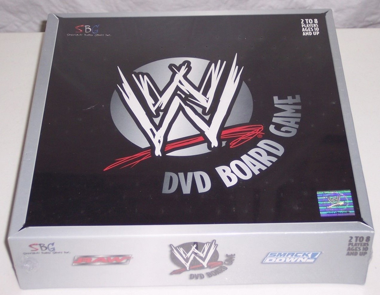 WW World Wrestling DVD Board Game ~ Smack Down ~ WWE Raw Entertainment ~Complete