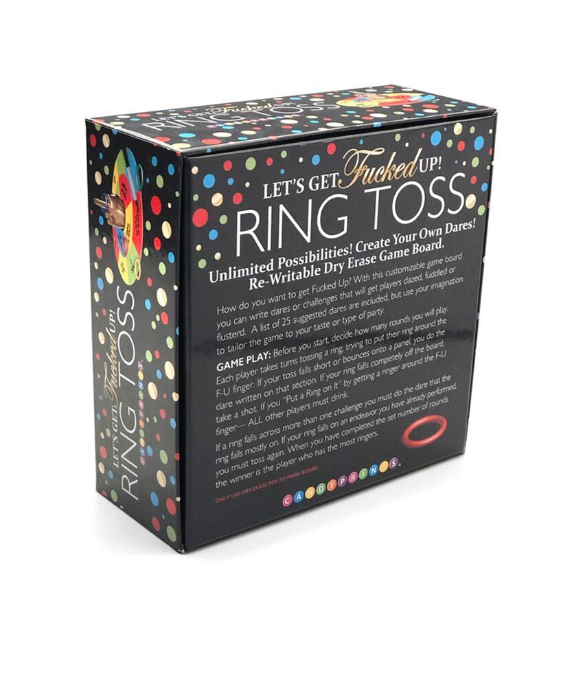 Let’s Get F Up Ring Toss Adult Party Game