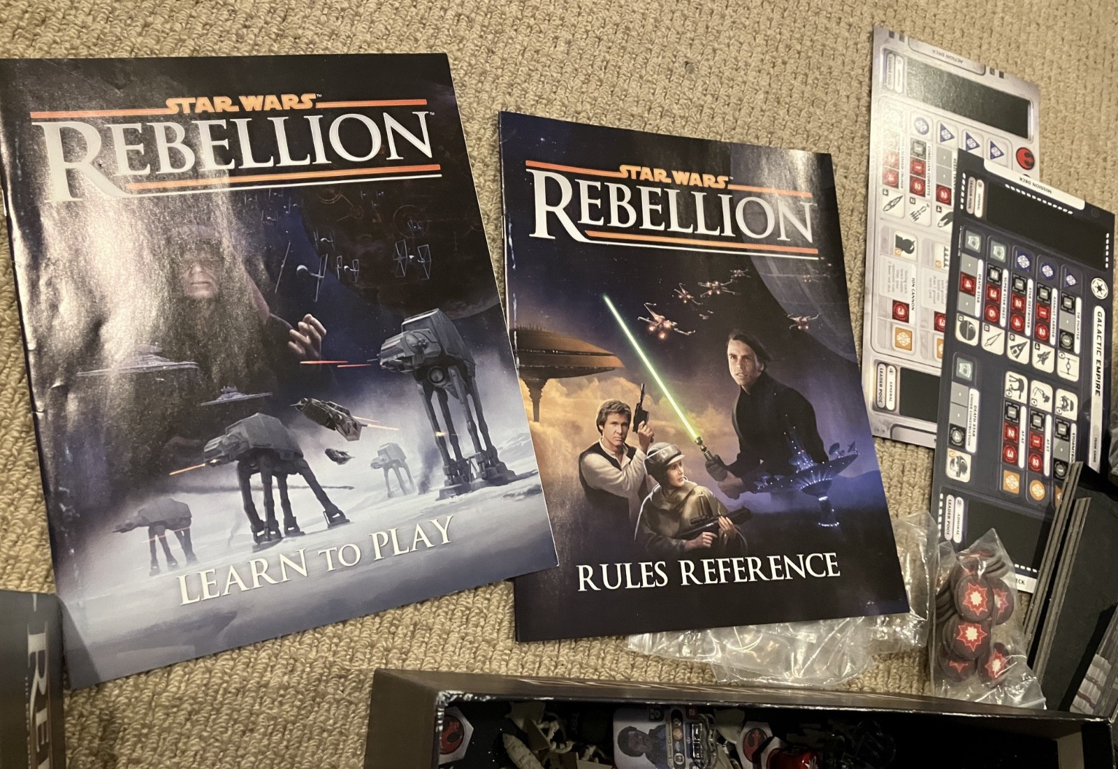 Fantasy Flight Games Star Wars Rebellion Board Game Complete