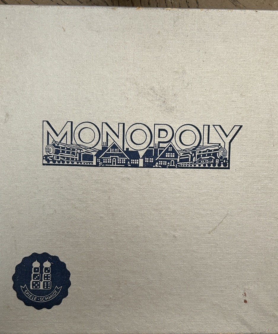 Monopoly Rare German Import 1961 Comp Amazing Condition Wood Pcs Spiele Schmidt