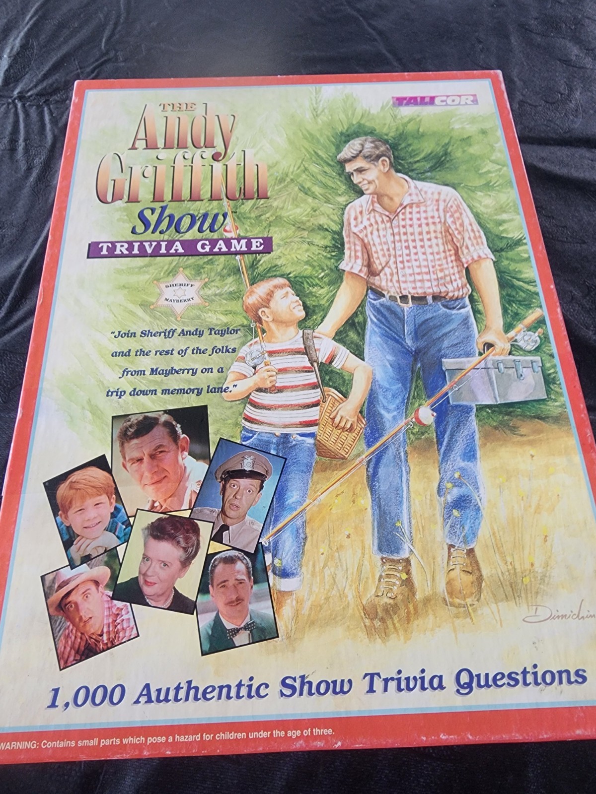 The Andy Griffith Show Trivia Board Game 1998 Mayberry Game Complete By Talicor