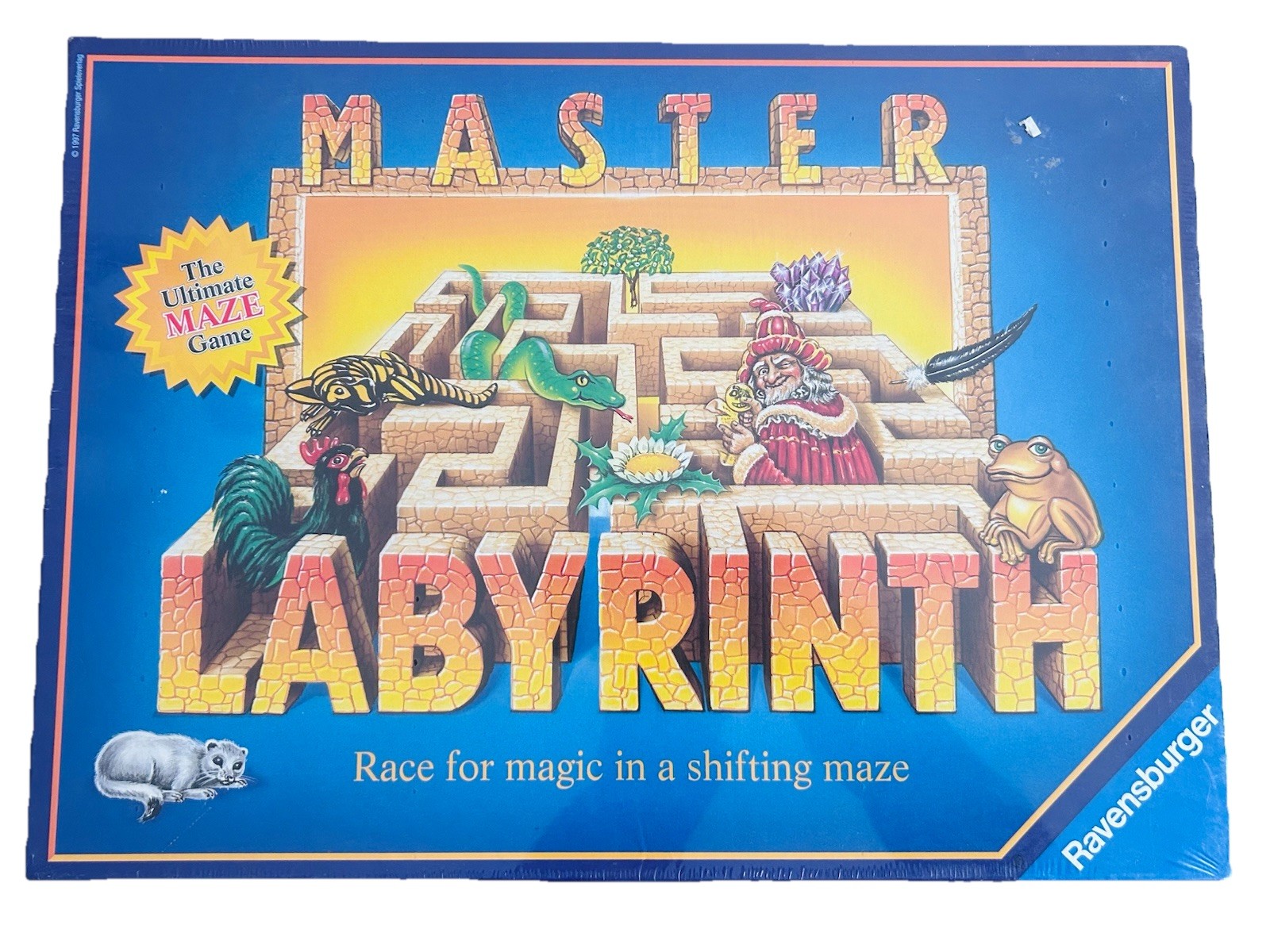 VTG SEALED Master Labyrinth Maze Game COMPLETE Ravensburger 1997 Strategy