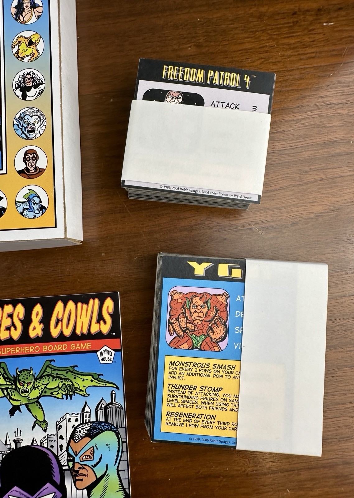 Capes & Cowls: The Superhero Board Game Adventures in Wyrd City Ultra Super Rare