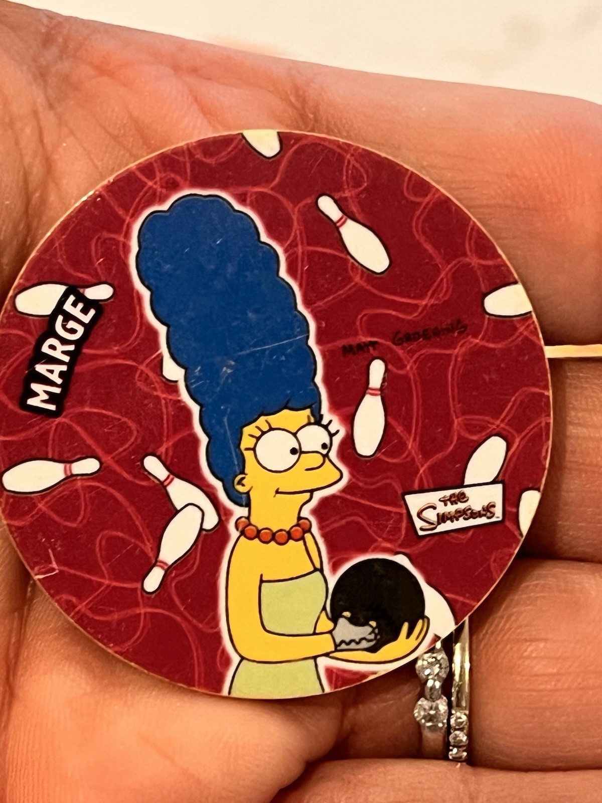 Rare Lot Of 12 Sabritos Mexico THE SIMPSONS Tazos Taso Pogs BART Marge Apu Lisa