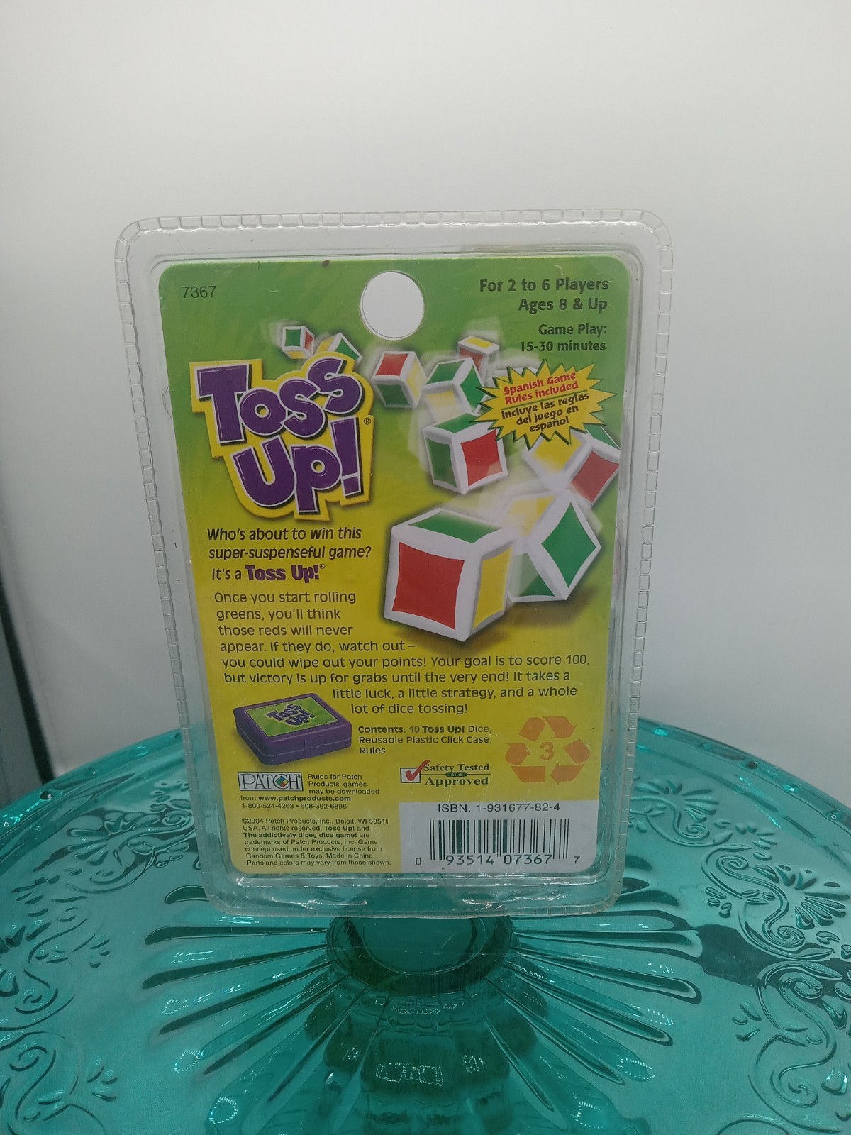Toss Up! The Addictively Dicey Dice Game Patch Products 2004 New Sealed Retired