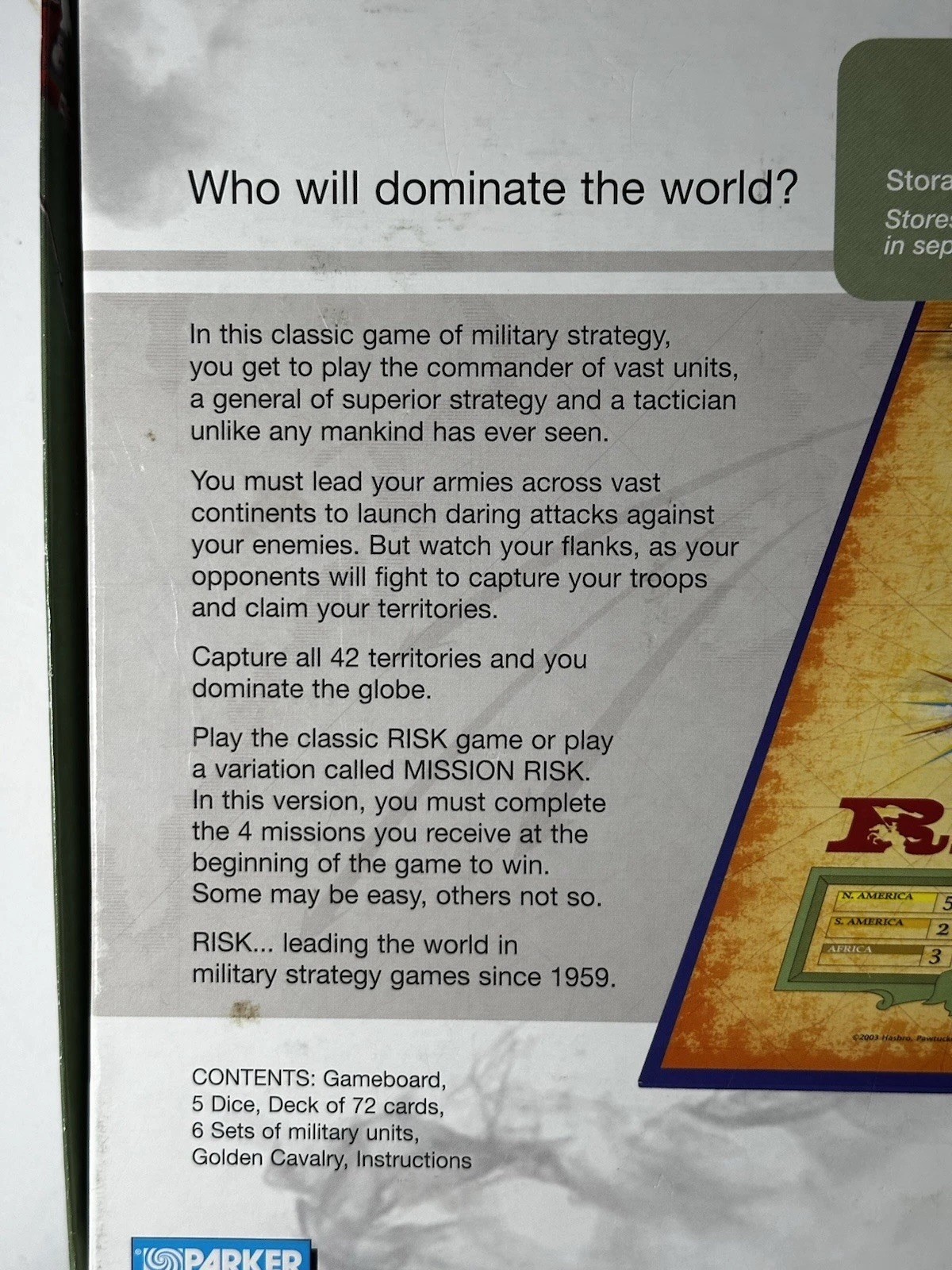 Risk The Game Of Global Domination 2003 Complete W Golden Token Great Condition