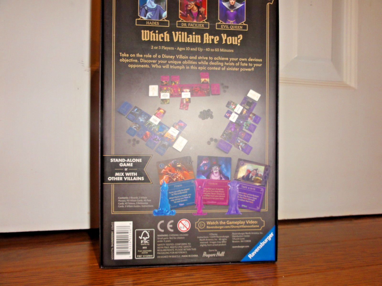 Ravensburger Disney Villainous: Wicked to the Core Board Game – Open Box New