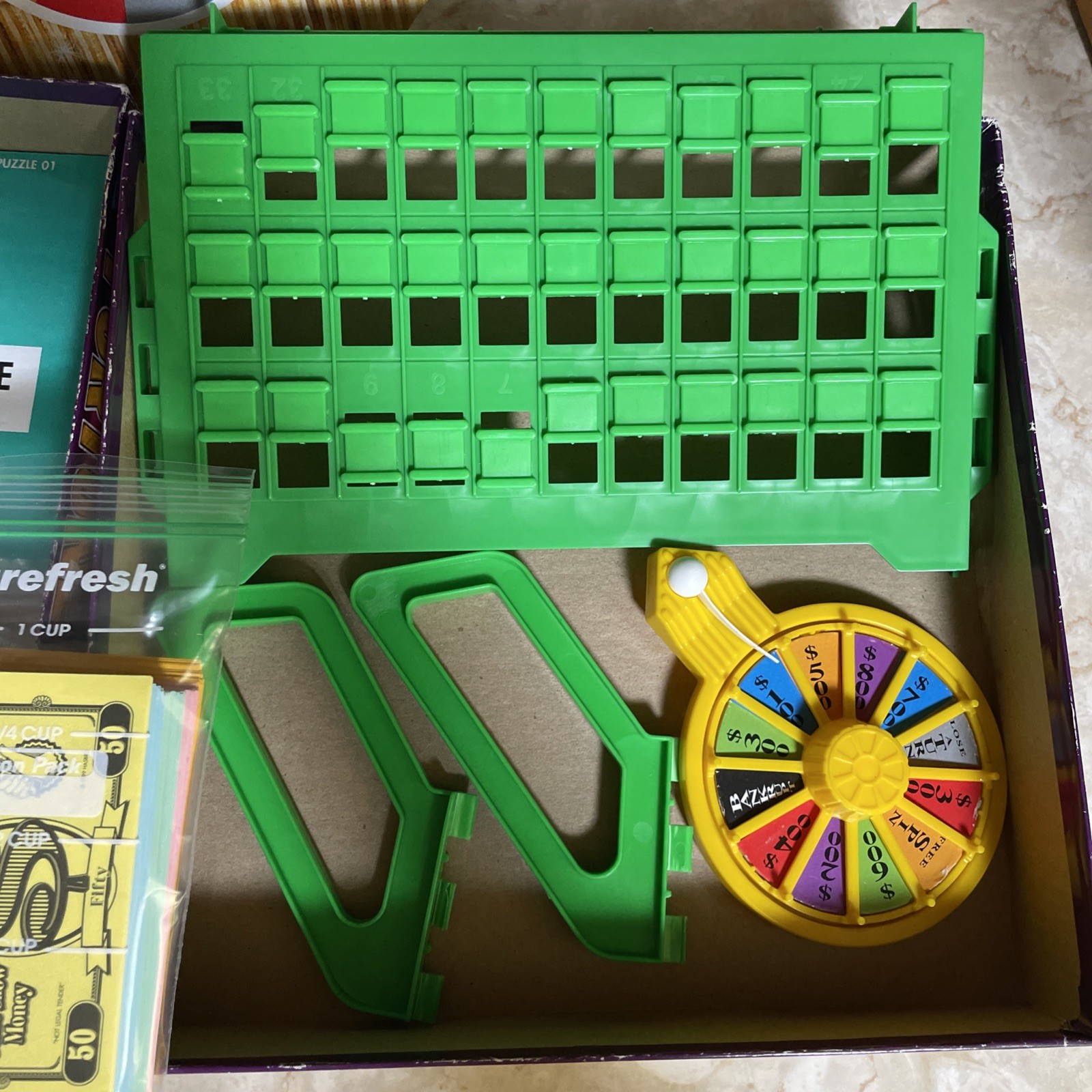 Vintage 1999 Parker Brothers Hasbro WHEEL OF FORTUNE Game Complete