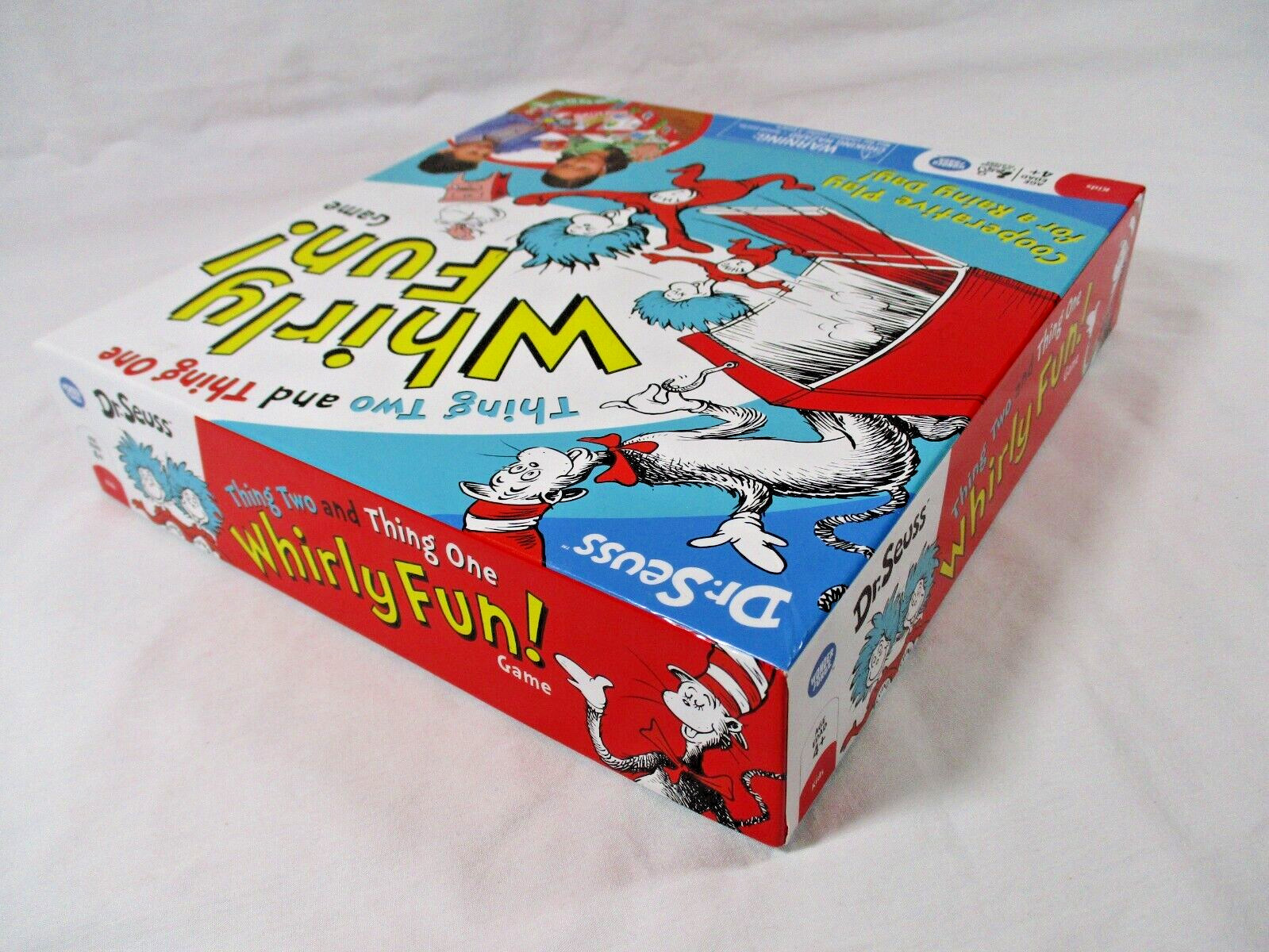 Dr. Seuss Whirly Fun Game COMPLETE Wonder Forge 2016 Cat in the Hat Some Issues