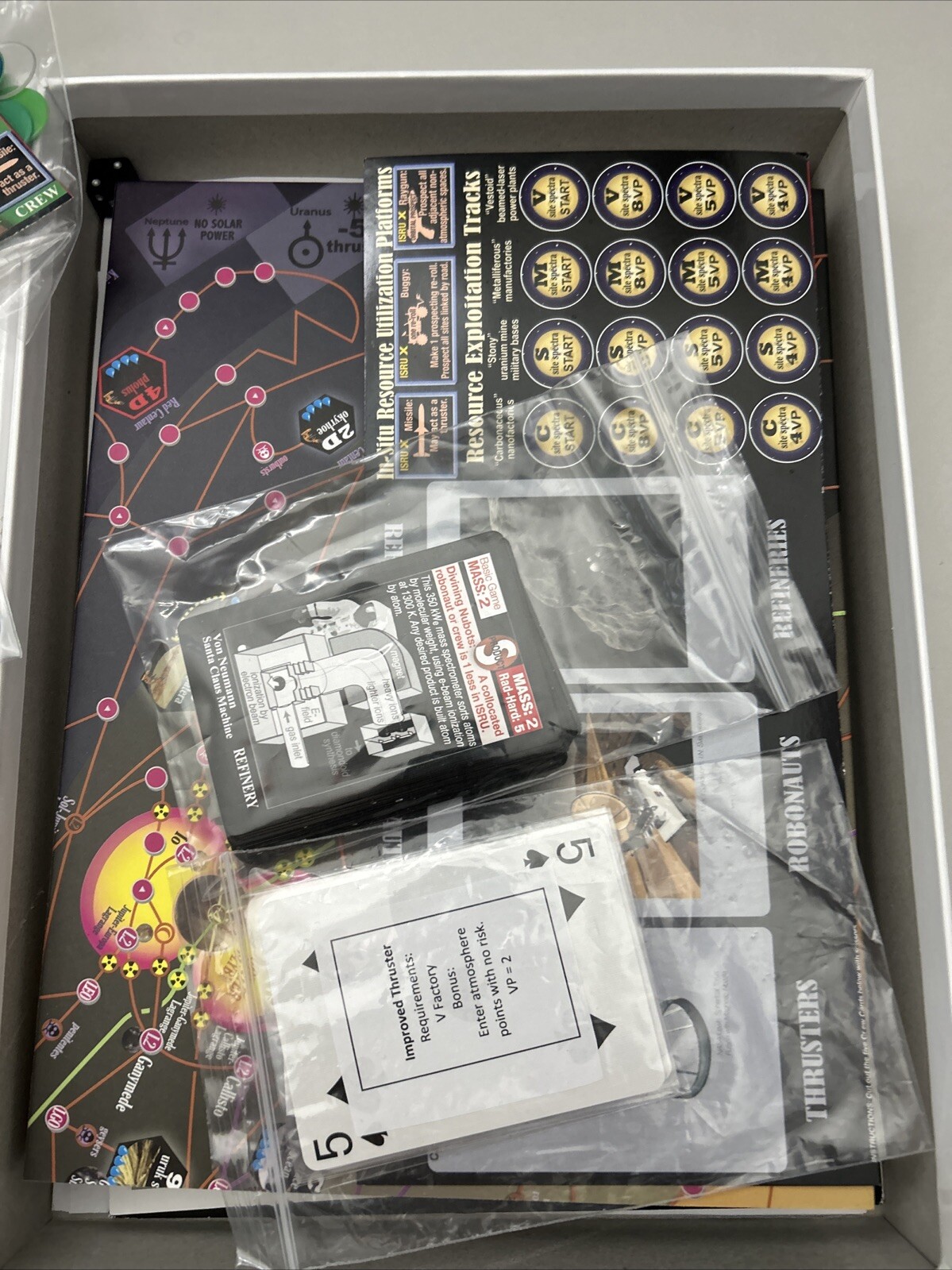 Sierra Madre High Frontier 2nd Edition Box VG Replacement Box Punched And Bagged