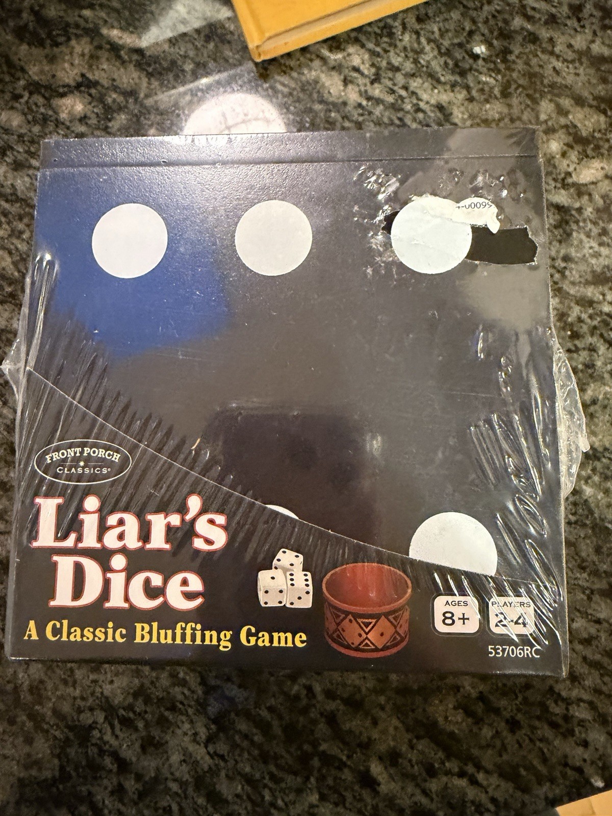 Liar’s Dice – A Classic Bluffing Game – Wood Box – Front Porch Classics 2014