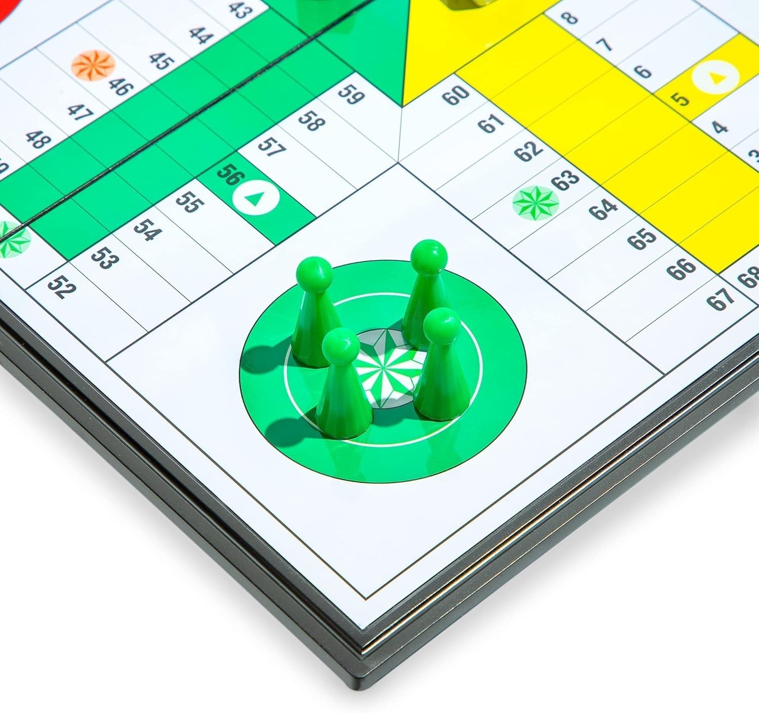 Magnetic Ludo Travel Game Set – 9.8″ Folding Board for Classic Portable Strategy