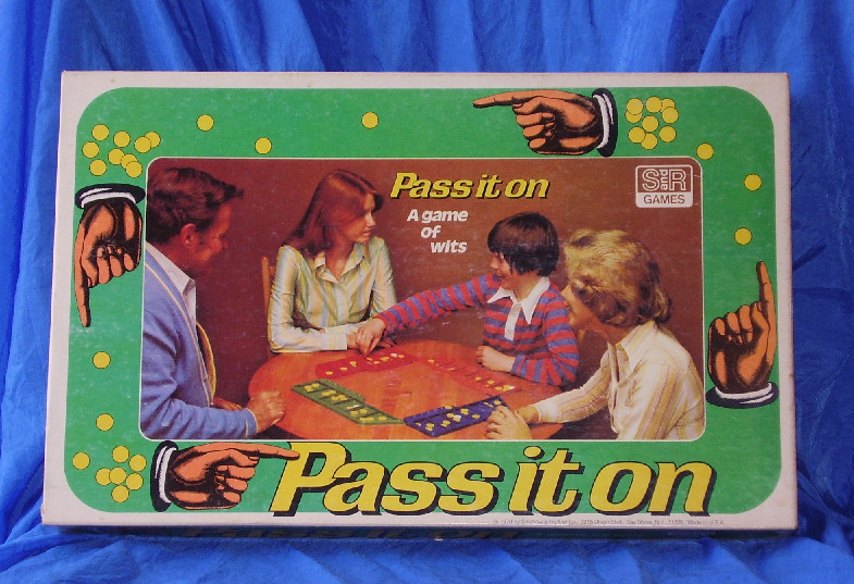 Vintage Pass It On Game…’A Game Of Wits’ 100% Complete S&R Games 1978