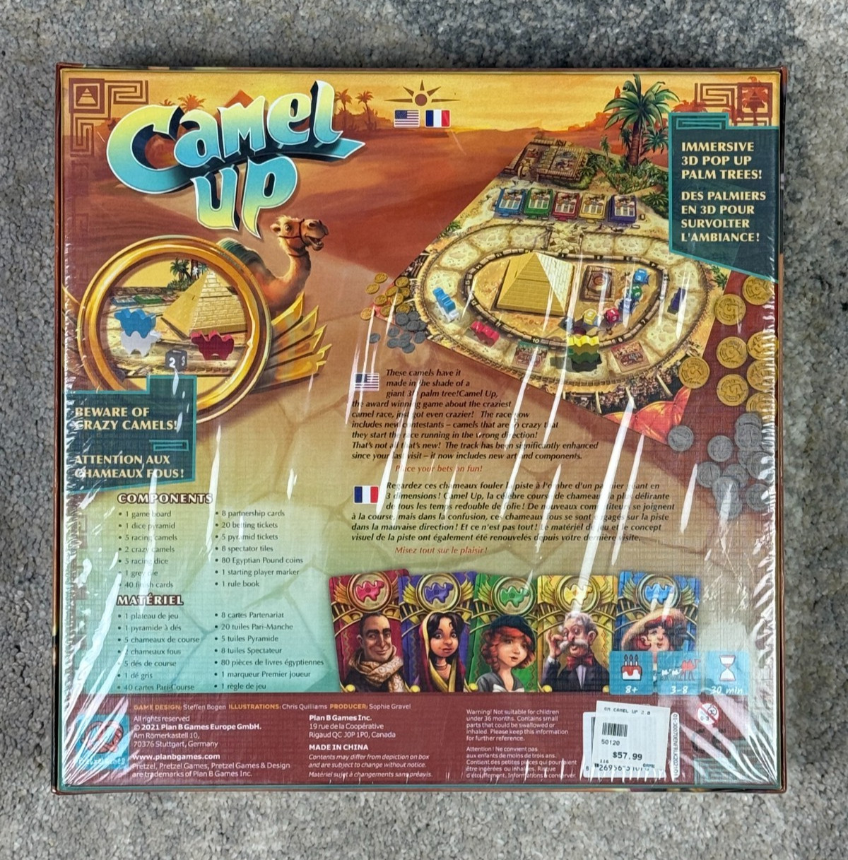 Camel Up 2.0 Board Game Pretzel Games Camel Racing Strategy