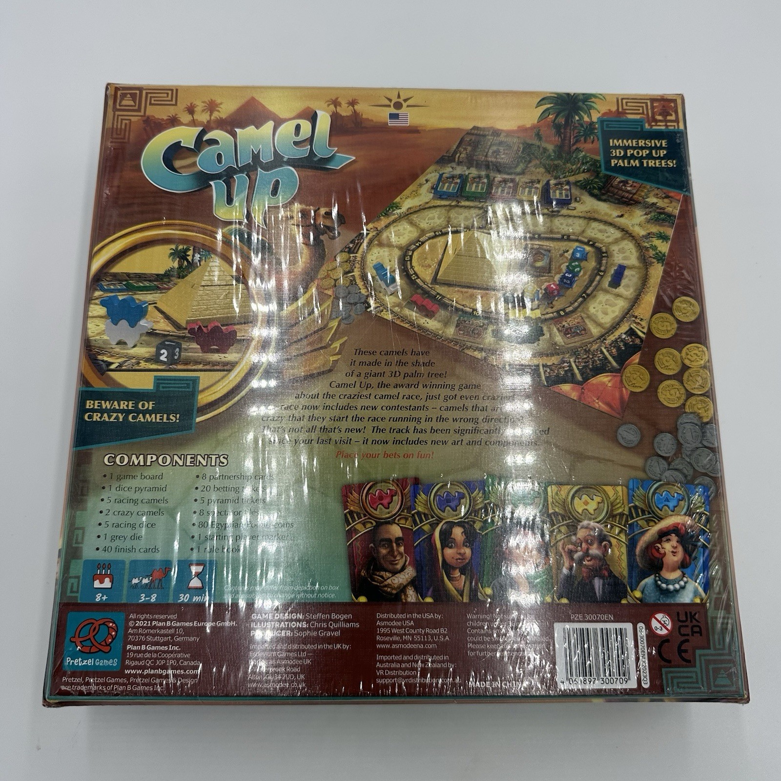 Camel Up Second Ed Board Game Strategy Dice Game. Family Fun 3-8 Players SEALED