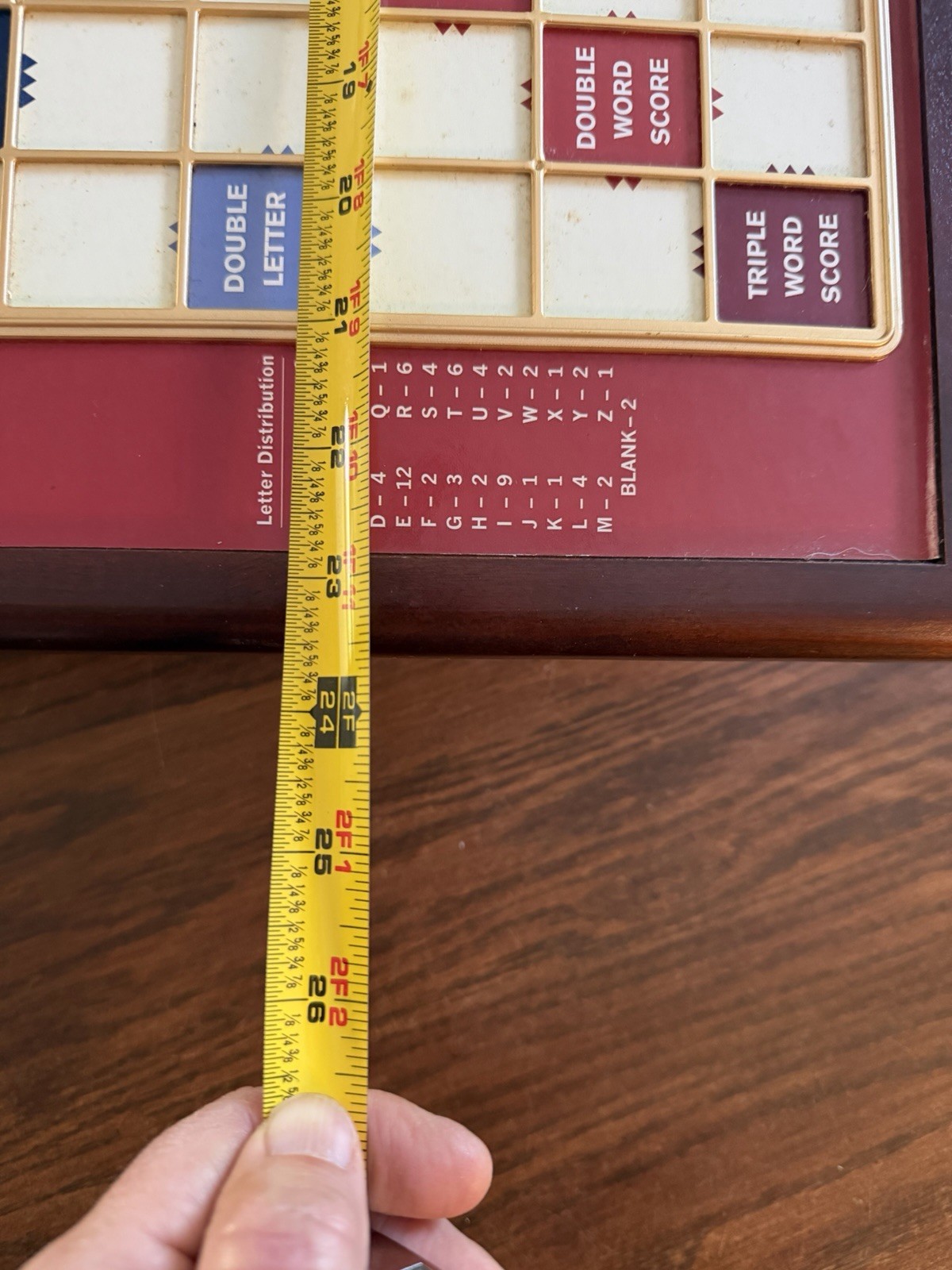 Scrabble Giant Deluxe Wooden Edition Turntable Board Game