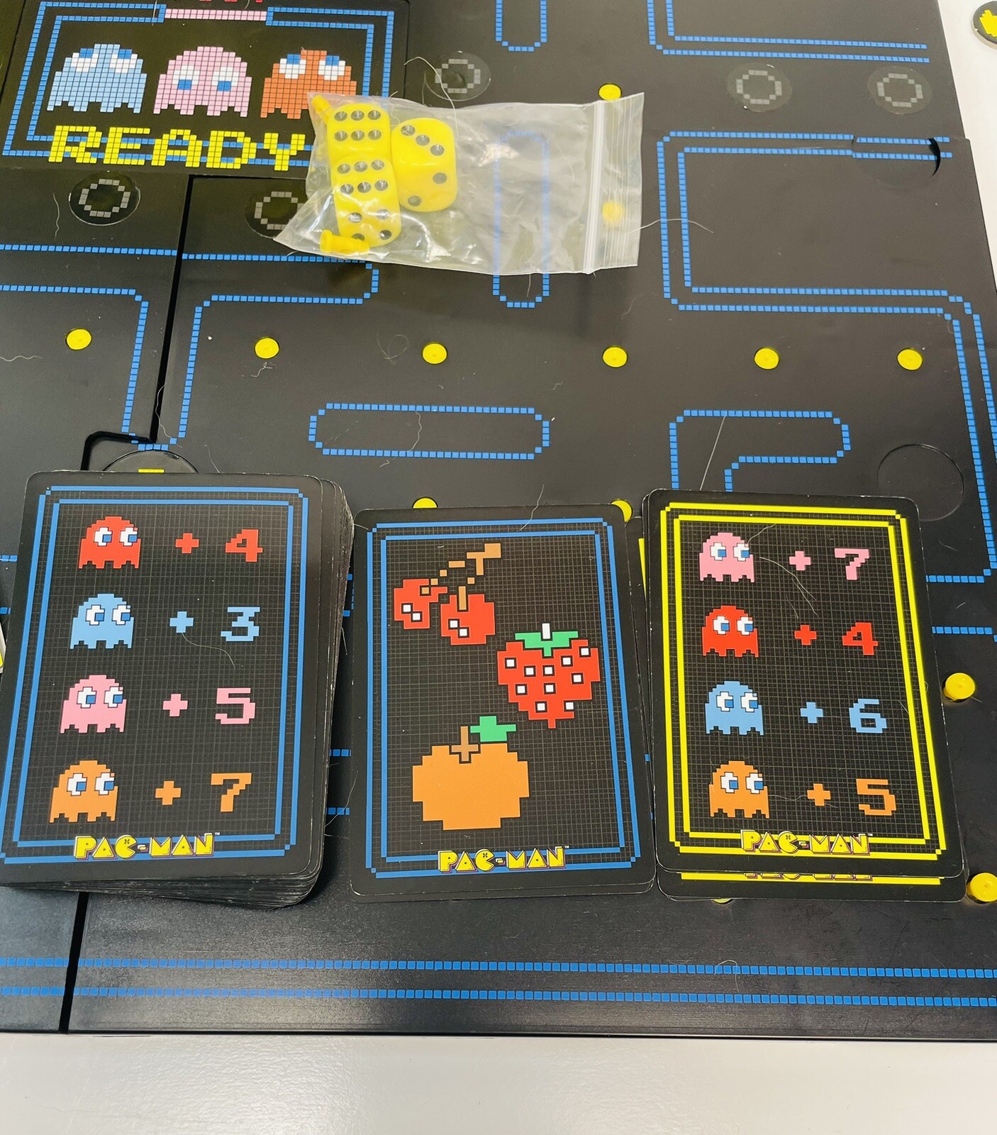 Pac Man Board Game Classic Arcade Sounds Buffalo Games 2019 Complete