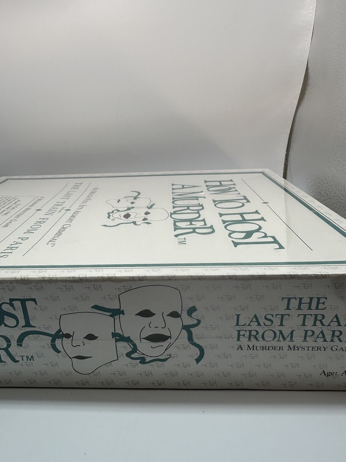 How To Host A Murder The Last Train From Paris Murder Mystery Vintage- Sealed